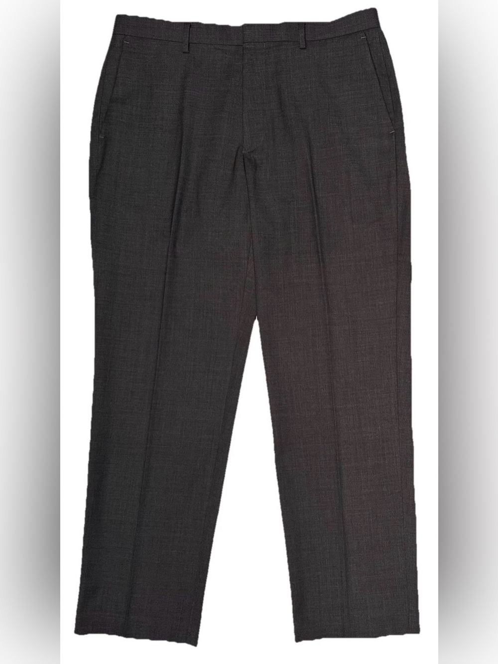 $250 J CREW CROSBY DRESS PANTS 34 FITS 36 TOLLEGNO 1900 ITALY 3D WOOL CHARCOAL